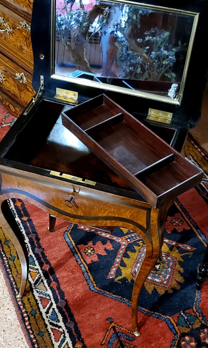 Napoleon IIIcoffee Table Signed Vervelle Paris III In Thuja Root-photo-6