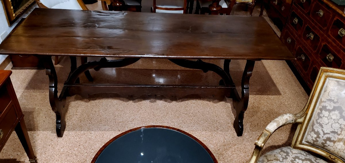 Table ancienne modèle Fratina, milieu du XVIIIe siècle-photo-3
