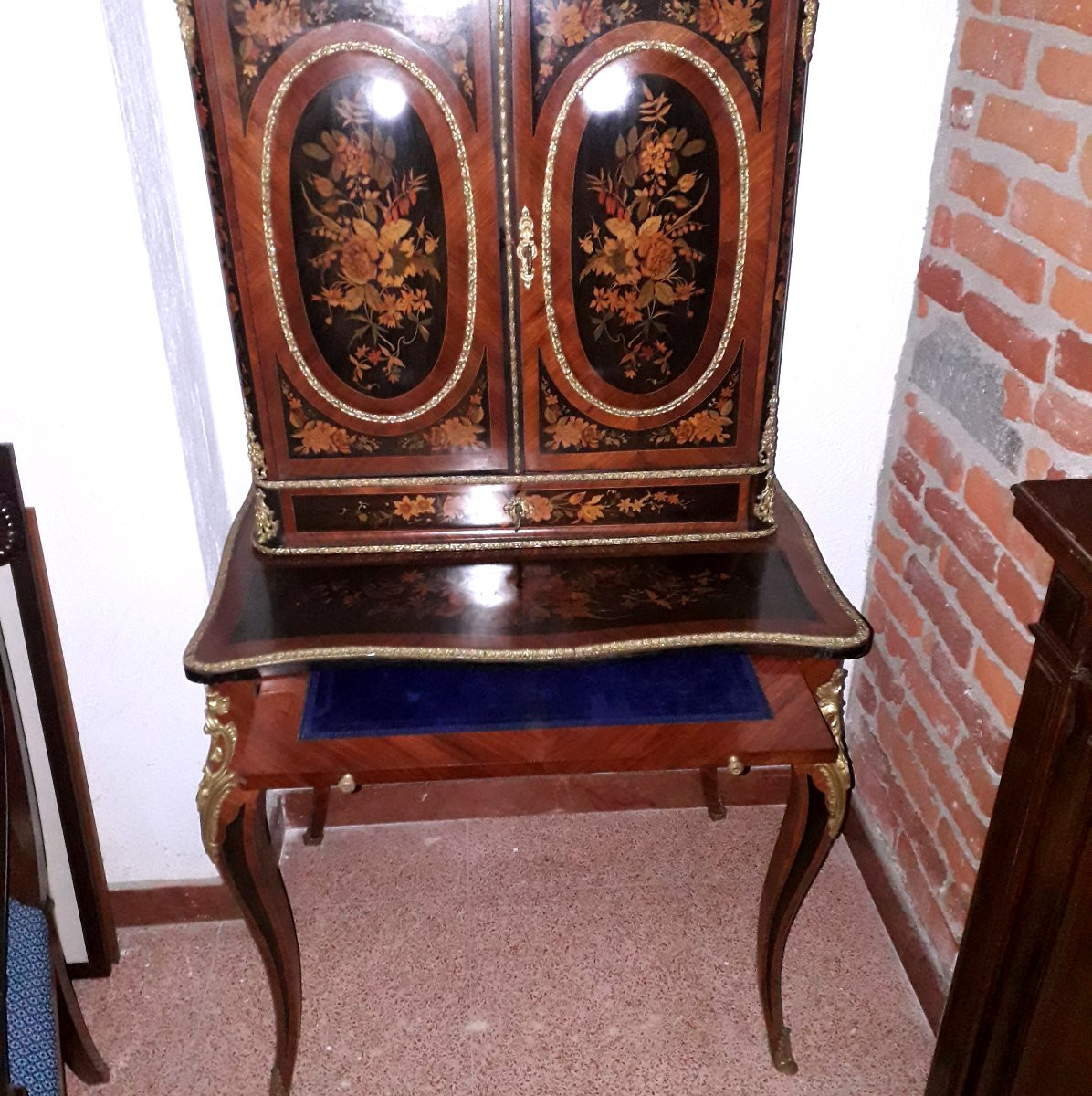 Console à plateau surélevé, appelée « Bon Bonheur du Jour » -photo-2