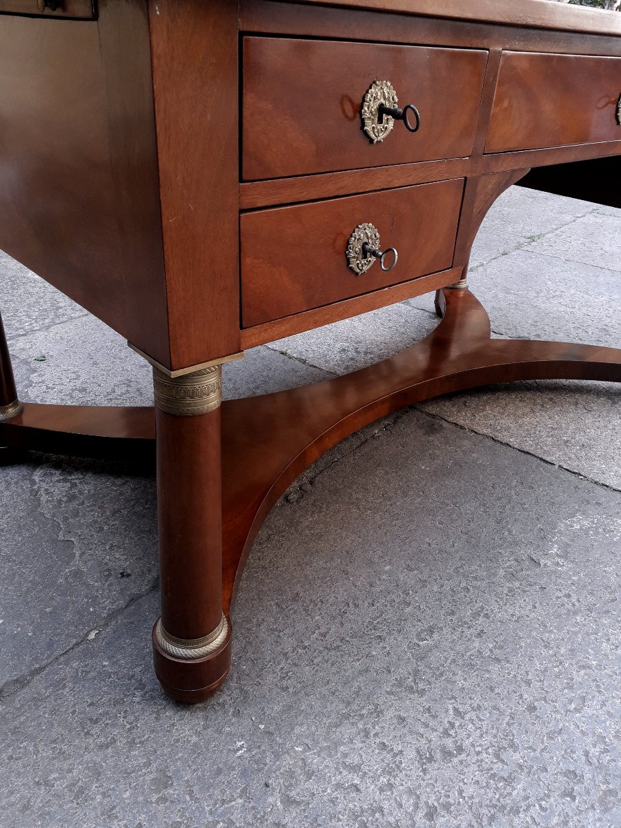 Bureau Empire ancien en acajou de Cuba-photo-1