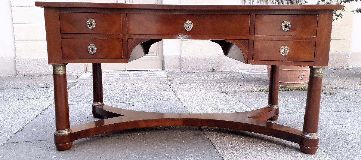 Bureau Empire ancien en acajou de Cuba
