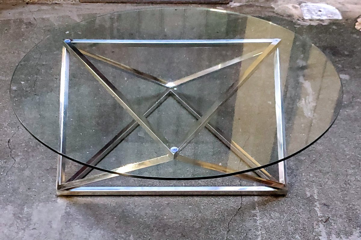 Table basse style années 70-photo-2