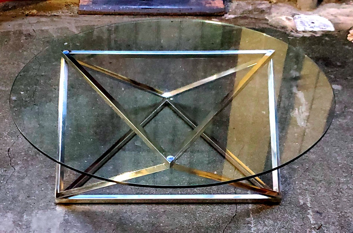 Table basse style années 70