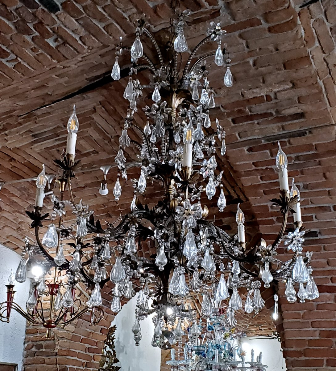 Italian-made Chandelier From The Second Half Of The 19th Century -photo-4