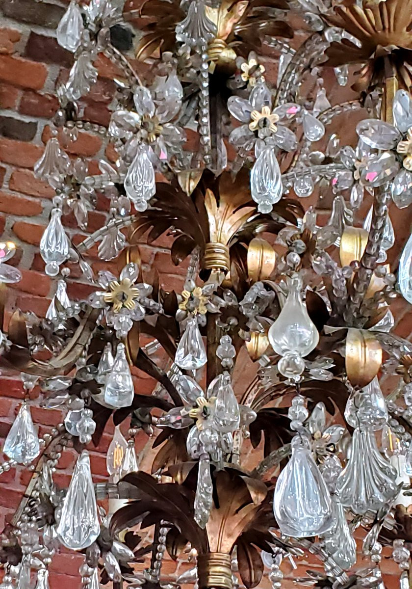 Italian-made Chandelier From The Second Half Of The 19th Century -photo-2