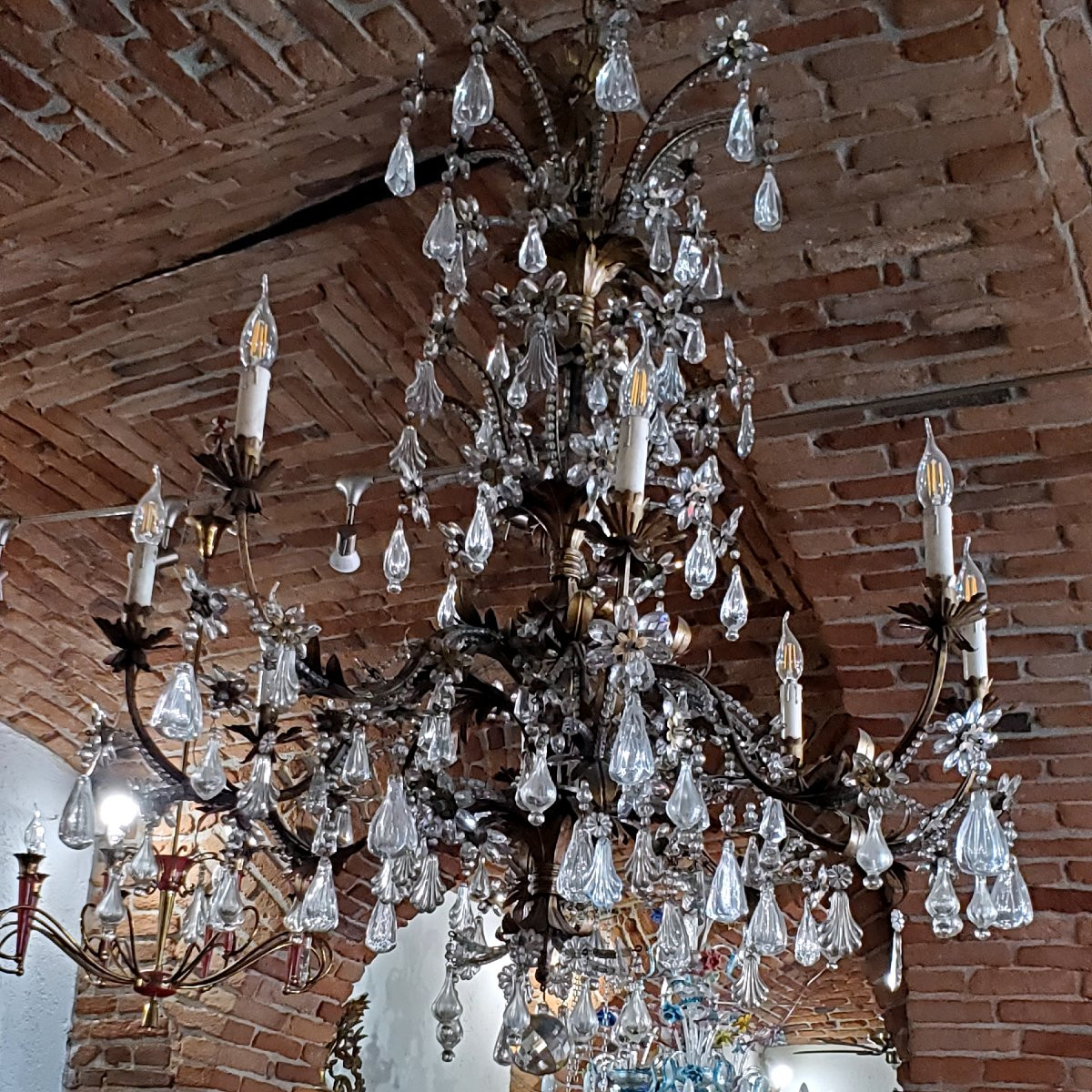 Italian-made Chandelier From The Second Half Of The 19th Century -photo-5