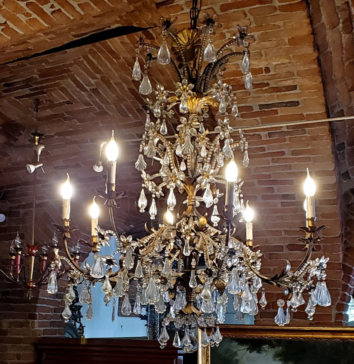 Italian-made Chandelier From The Second Half Of The 19th Century -photo-7