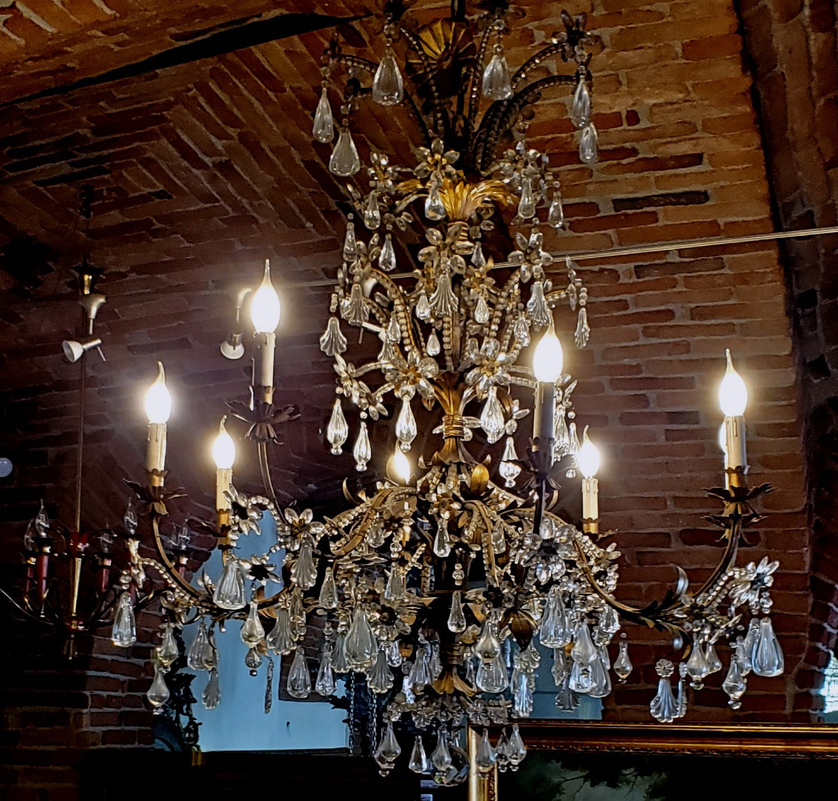 Italian-made Chandelier From The Second Half Of The 19th Century 