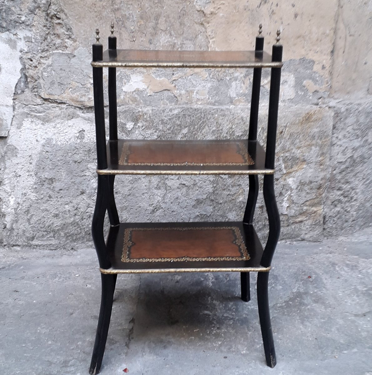 Cabinet ancien Napoléon III à étagères-photo-6