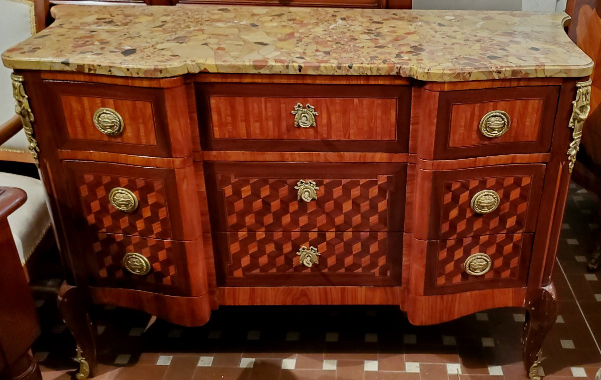 Antique Napoleon III Chest Of Drawers -photo-2