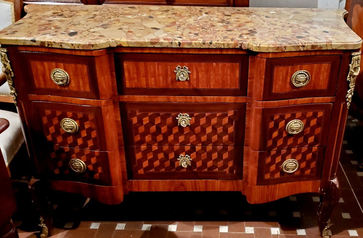 Antique Napoleon III Chest Of Drawers -photo-1