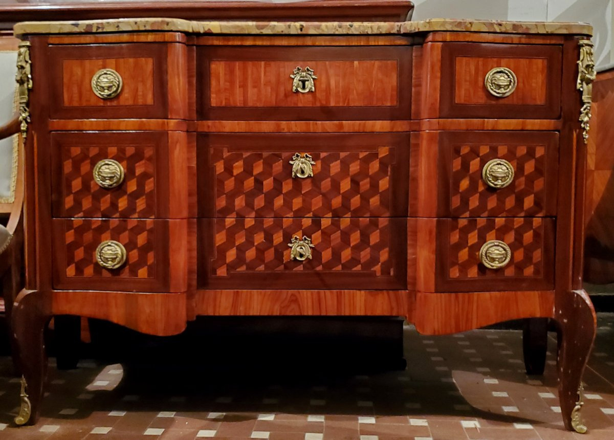 Antique Napoleon III Chest Of Drawers -photo-7