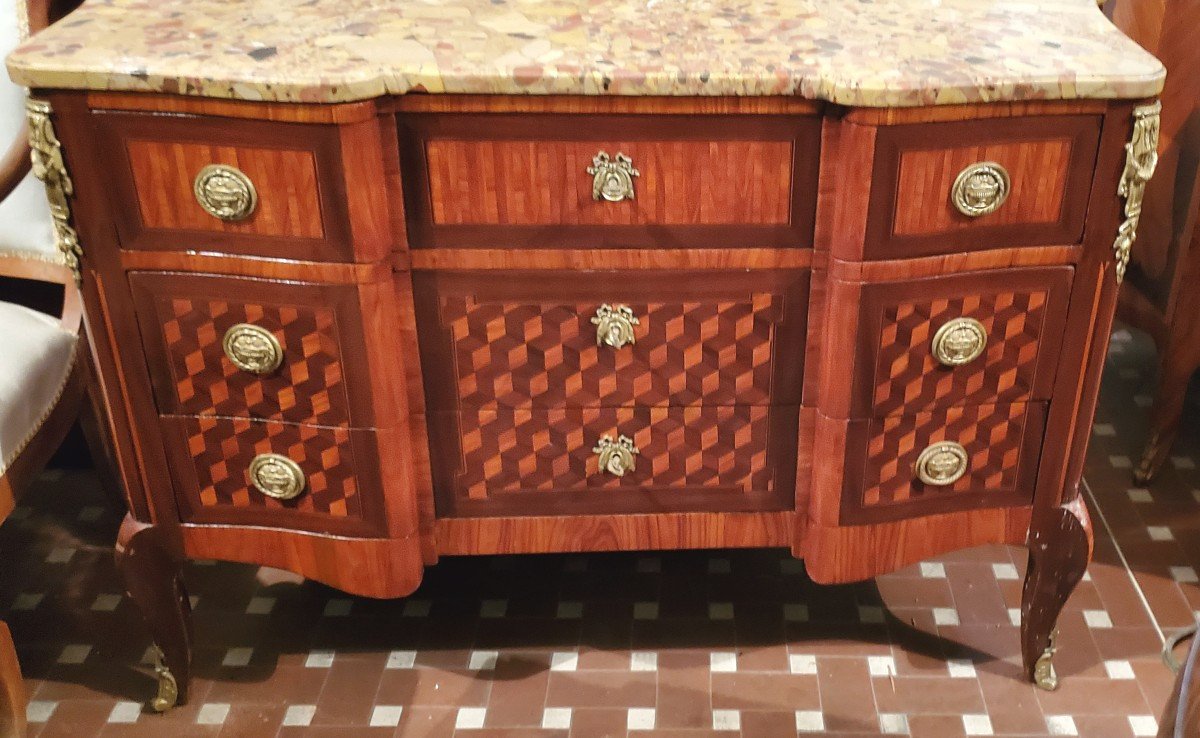 Antique Napoleon III Chest Of Drawers 