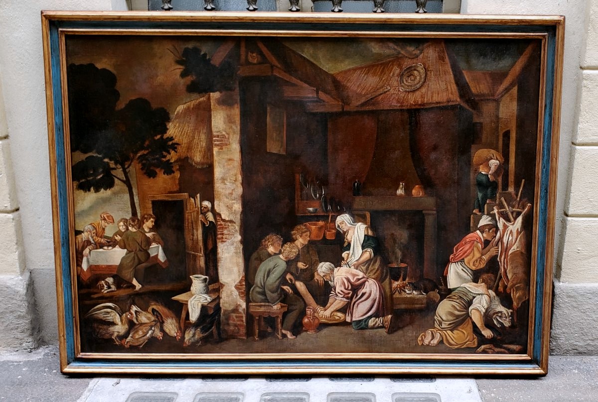 Oil On Canvas Painting From The Late 1800s -photo-4