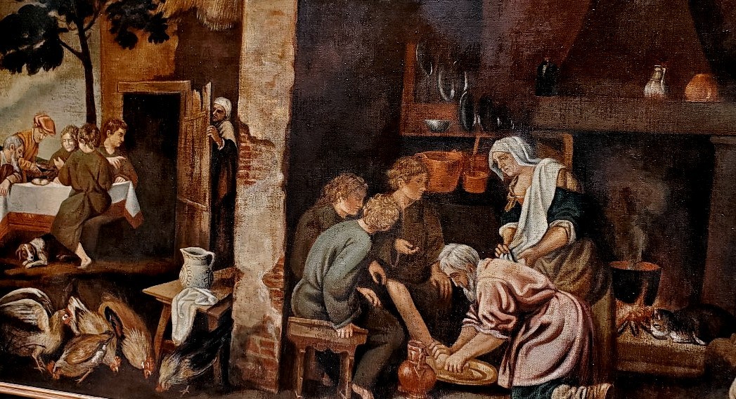 Oil On Canvas Painting From The Late 1800s -photo-5