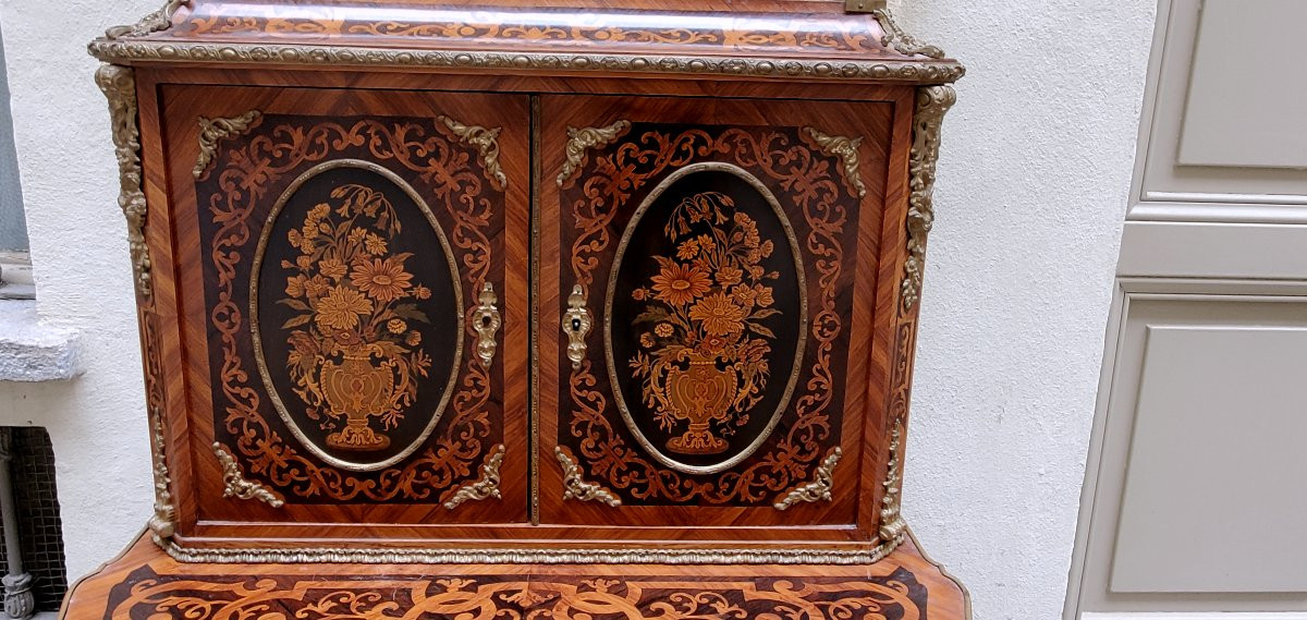Antique Bonheur Du Jour Chest Of Drawers From The Napoleon III -photo-2