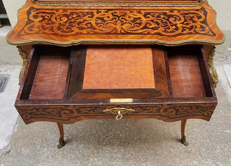 Antique Bonheur Du Jour Chest Of Drawers From The Napoleon III -photo-4