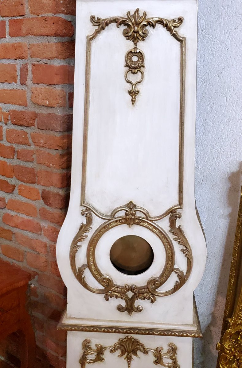 Antique Morbier Clock, French-made, From The Late 18th Century. -photo-3