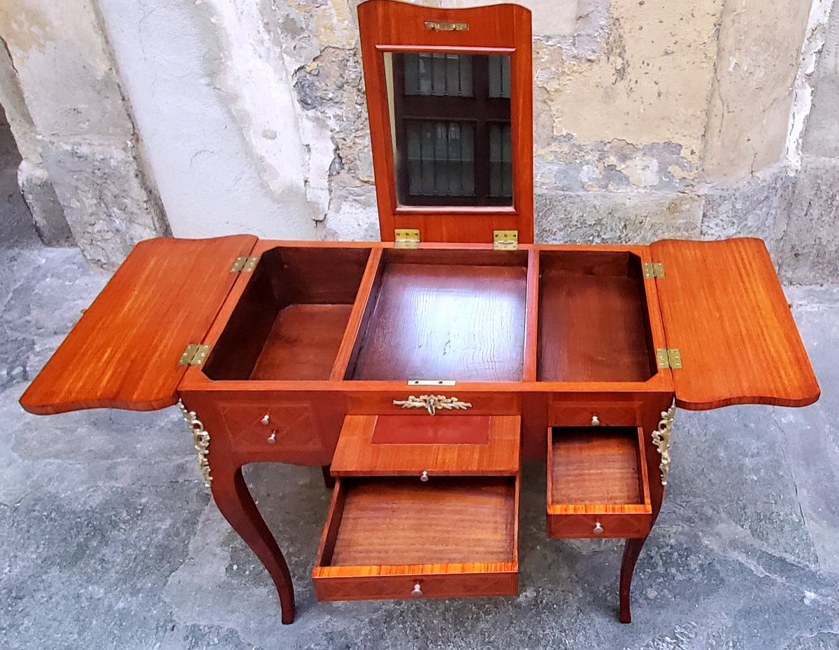 Antique Napoleon III Dressing Table, French-photo-4