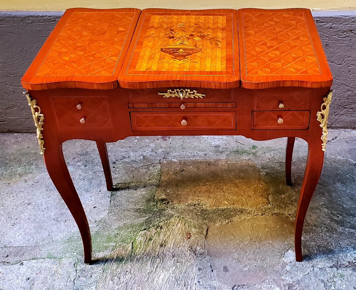 Antique Napoleon III Dressing Table, French-photo-1