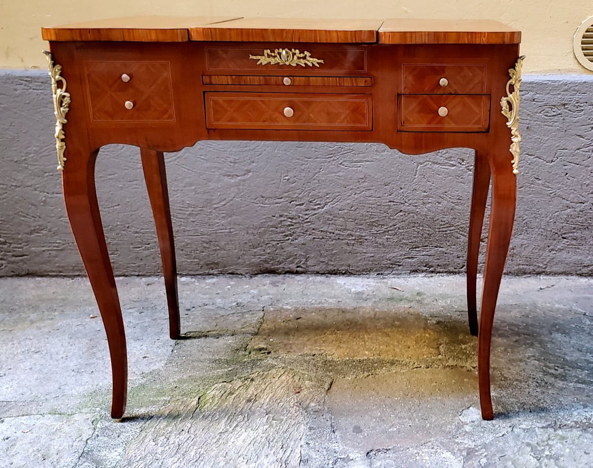Antique Napoleon III Dressing Table, French-photo-2