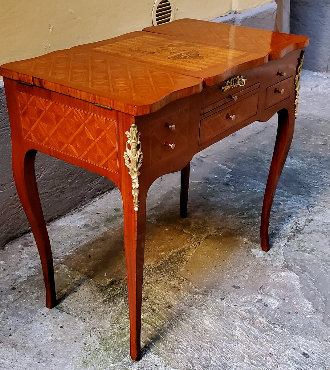 Antique Napoleon III Dressing Table, French-photo-5