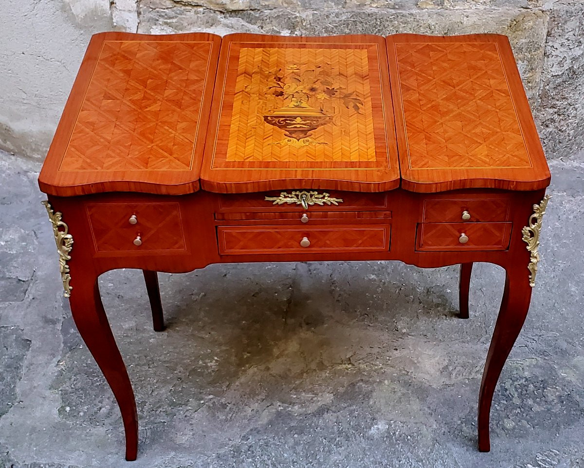 Antique Napoleon III Dressing Table, French-photo-8