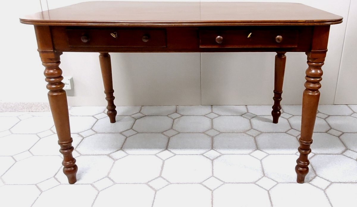Bureau ancien de fabrication anglaise, vers 1840. -photo-3