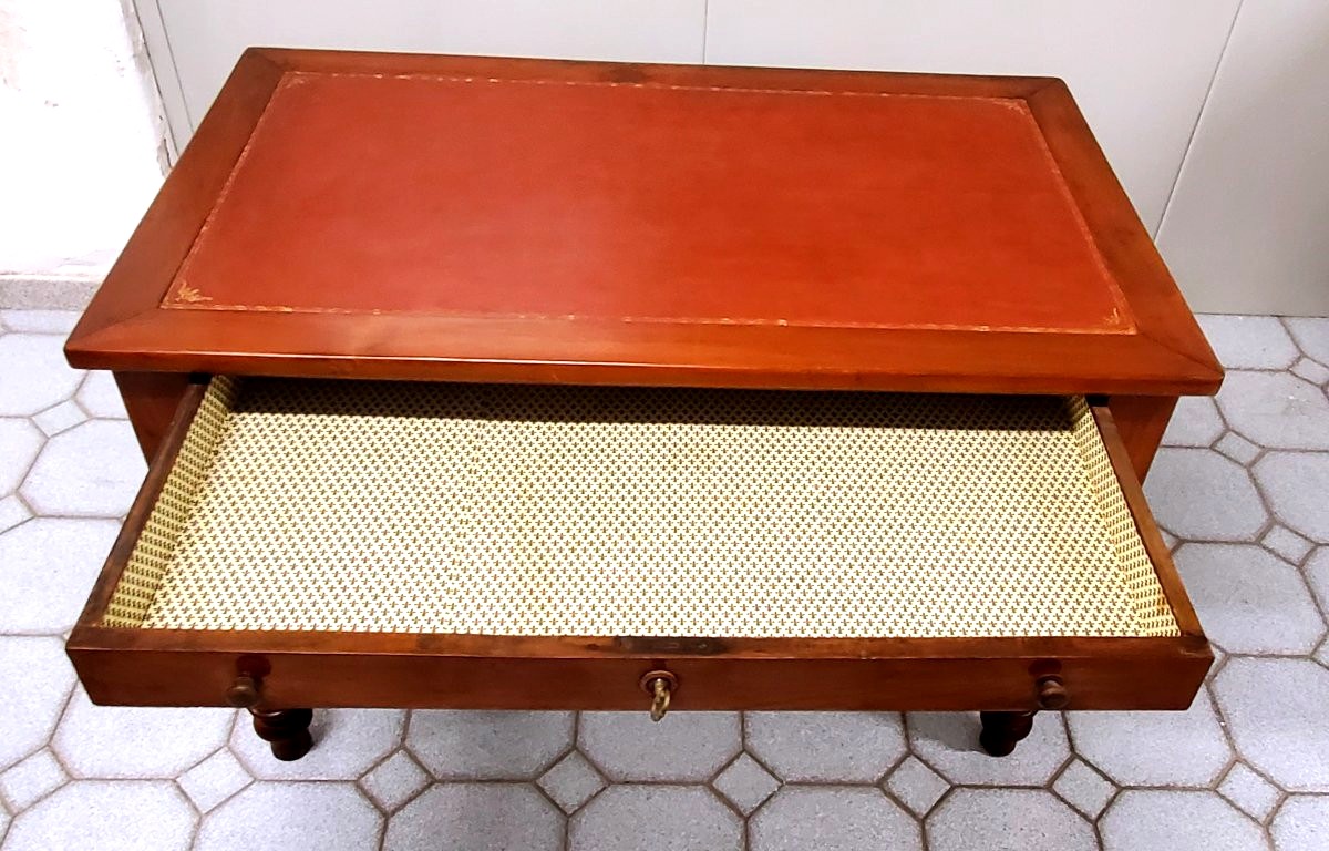 Bureau ancien Louis Philippe en merisier-photo-3