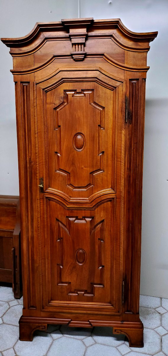 Antique Louis XVI-style Corner Cabinet From The 1850s/80s,-photo-2
