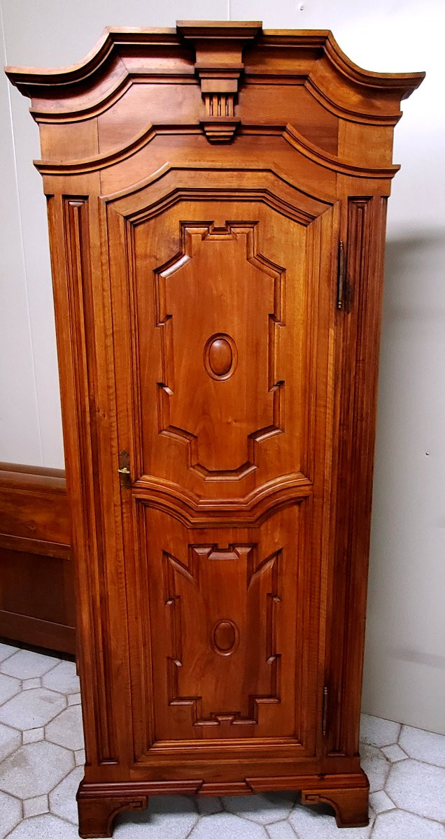 Antique Louis XVI-style Corner Cabinet From The 1850s/80s,-photo-1