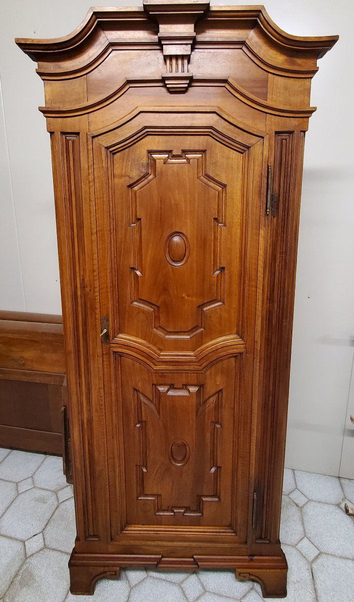 Antique Louis XVI-style Corner Cabinet From The 1850s/80s,-photo-8