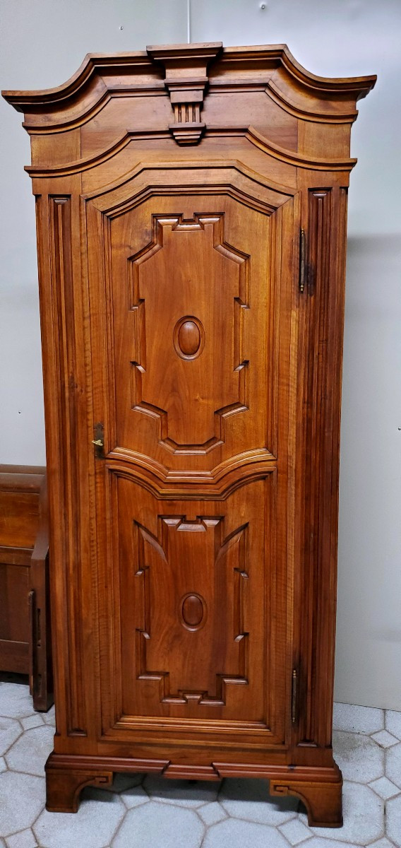 Antique Louis XVI-style Corner Cabinet From The 1850s/80s,