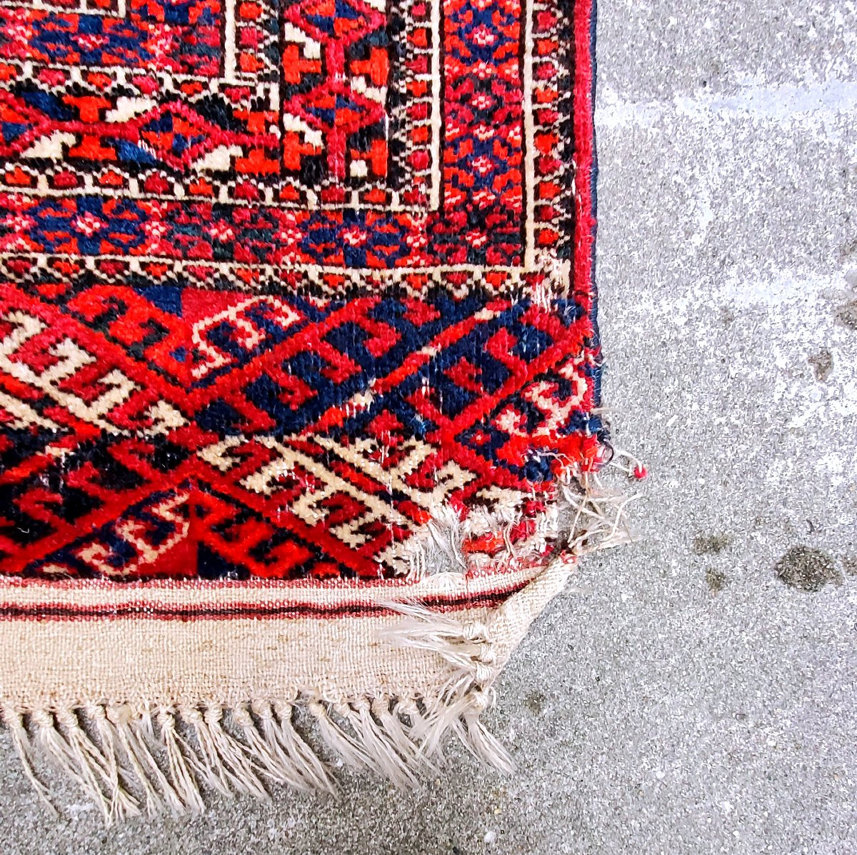 Tapis ancien Bokara, fabriqué en Asie centrale-photo-3