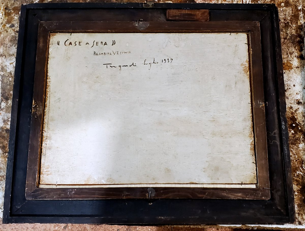 Oil Painting On Panel Signed By Ferdinando Tugnoli, A Bolognese Painter -photo-1