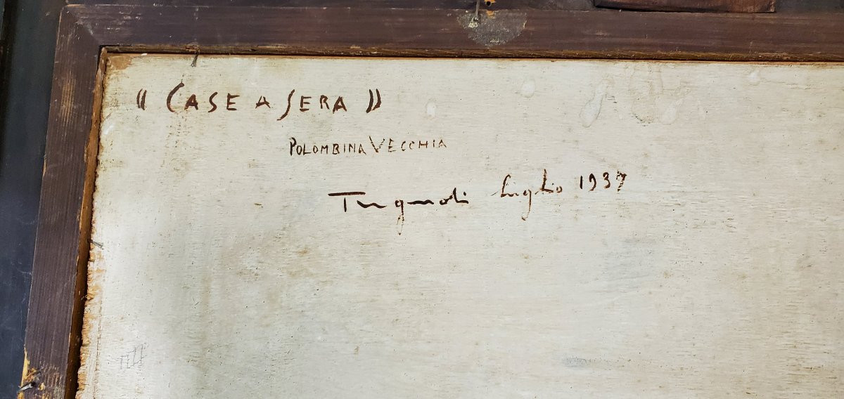 Oil Painting On Panel Signed By Ferdinando Tugnoli, A Bolognese Painter -photo-2