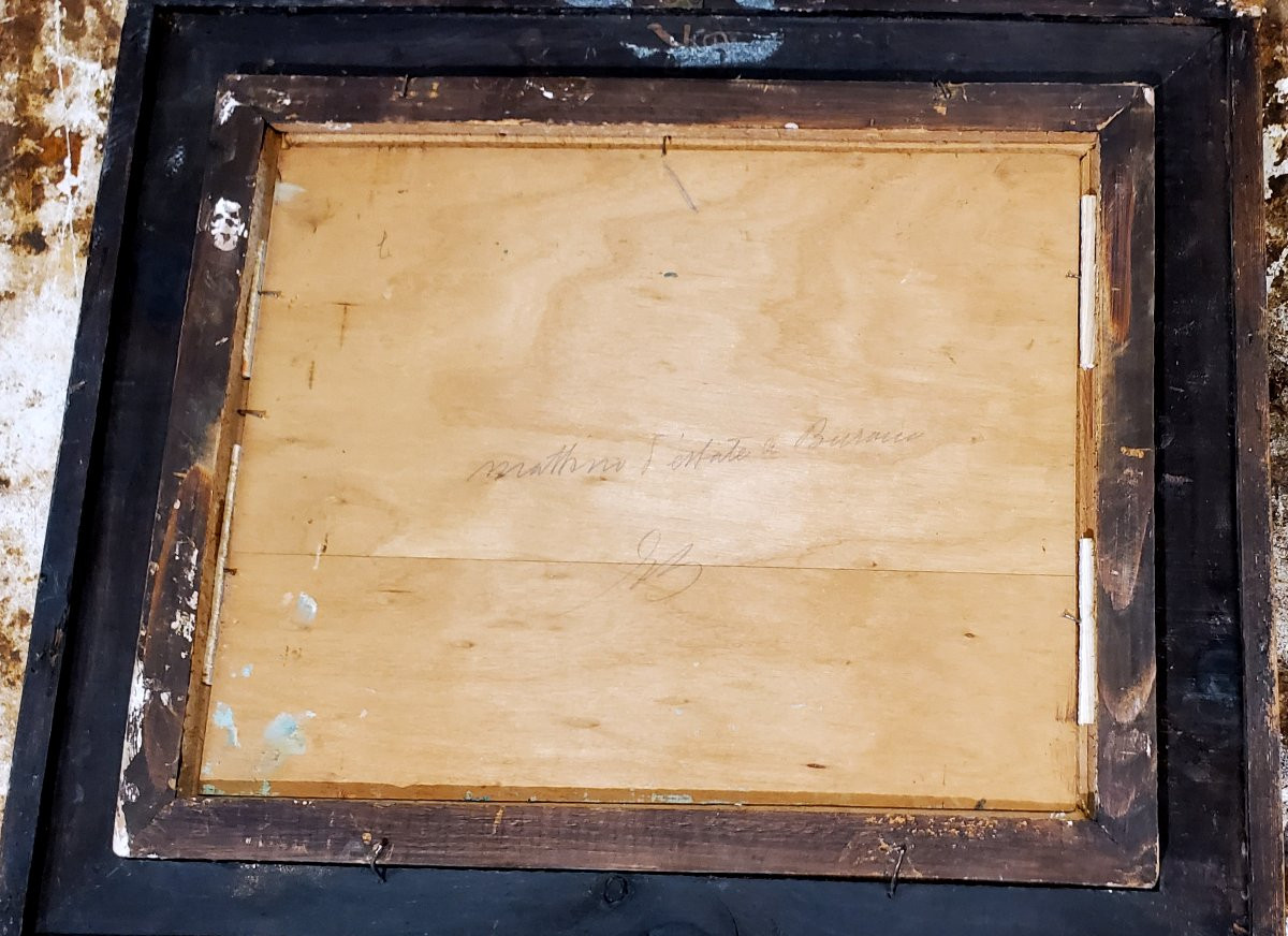 Oil Painting On Panel By Eugenio Bonivento Titled: Summer Morning In Burano. -photo-5