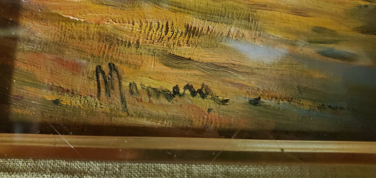 A Seascape Depicting A Port Scene. -photo-6