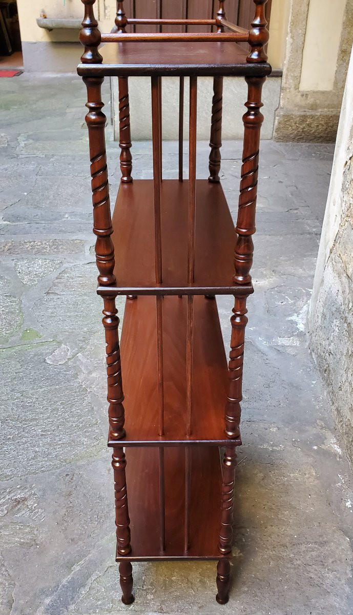 Moeble  étagère robuste en noyer-photo-3