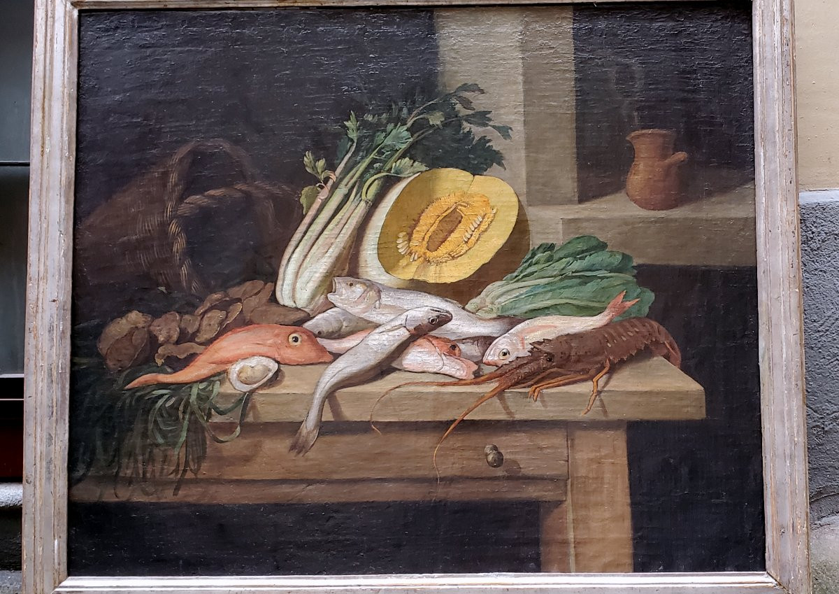Nature morte de l'école d'Italie du Nord, région Lombardie/Vénétie, XVIIe siècle-photo-5
