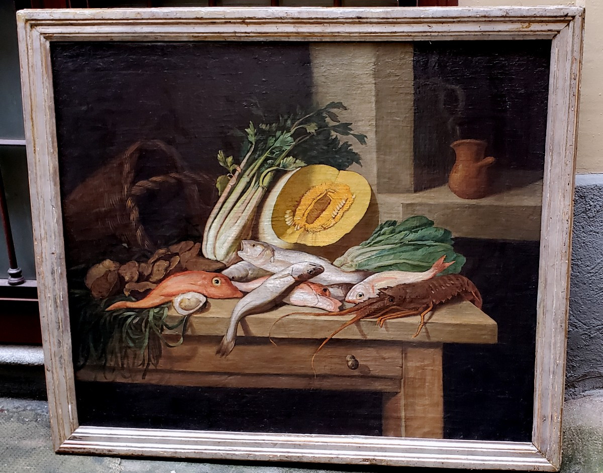 Nature morte de l'école d'Italie du Nord, région Lombardie/Vénétie, XVIIe siècle