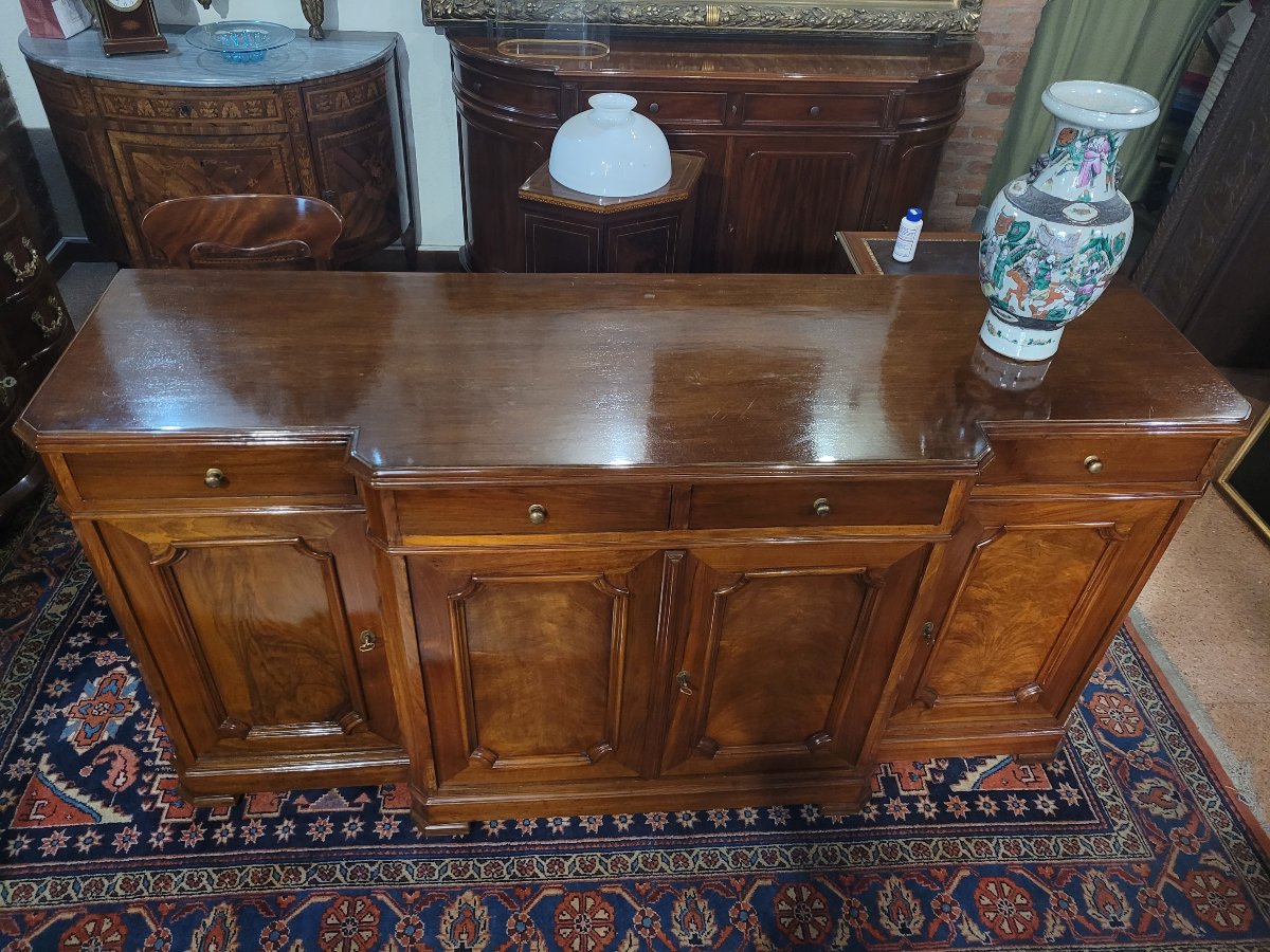 Louis Philippe 4-door Sideboard In Walnut-photo-2