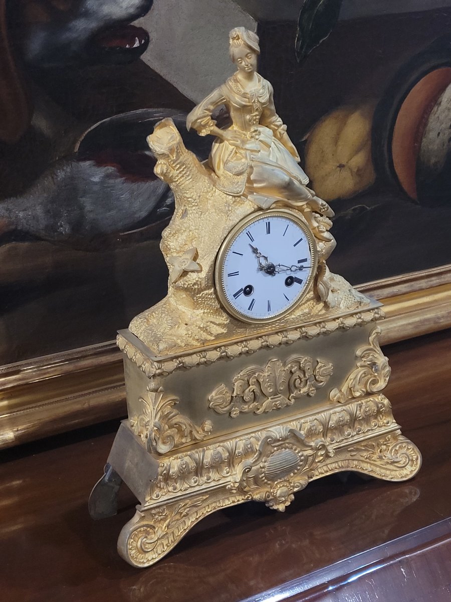 Louis Philippe Table Pendulum Clock-photo-3