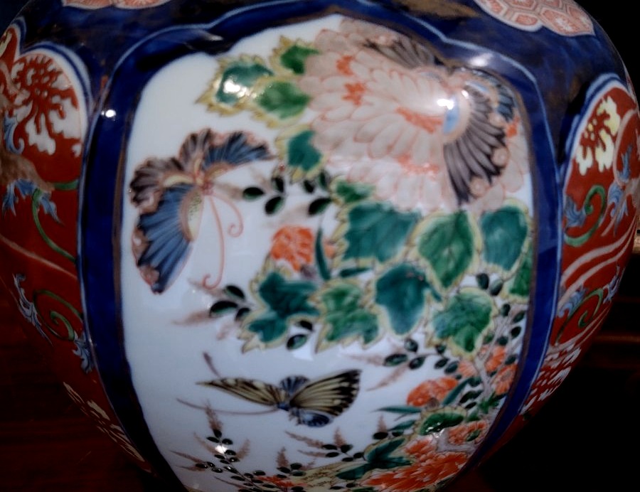Kutani Vases In Polychrome And Gilded Porcelain, Japan, Second Half Of The 19th Century-photo-7