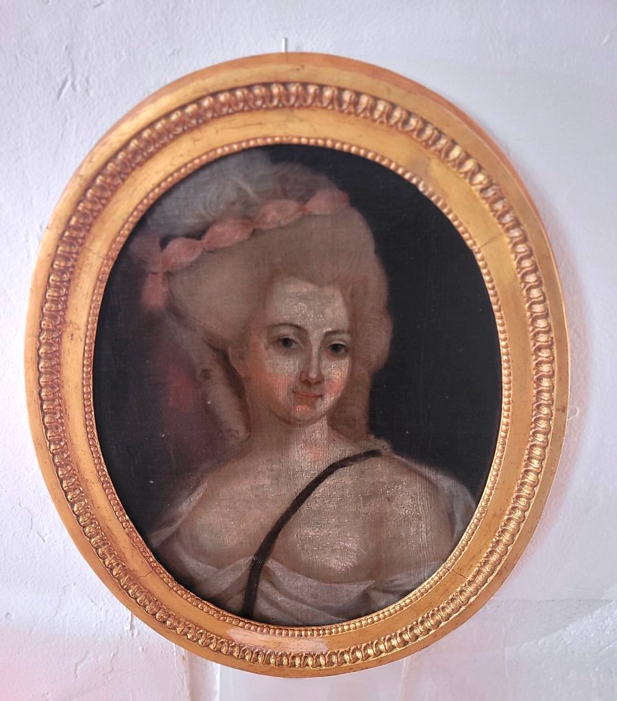 Ritratto di antenata – Olio su tela, fine XVIII secolo