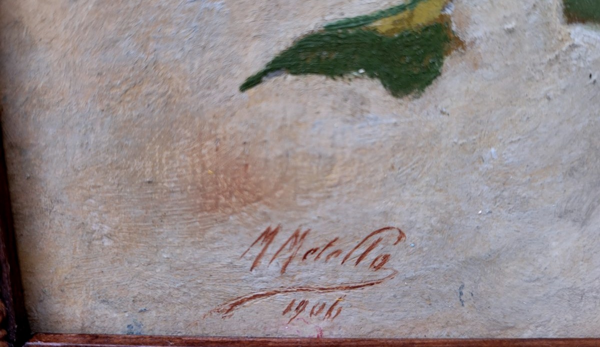 Still Life Painting By Metello Merlo-photo-2