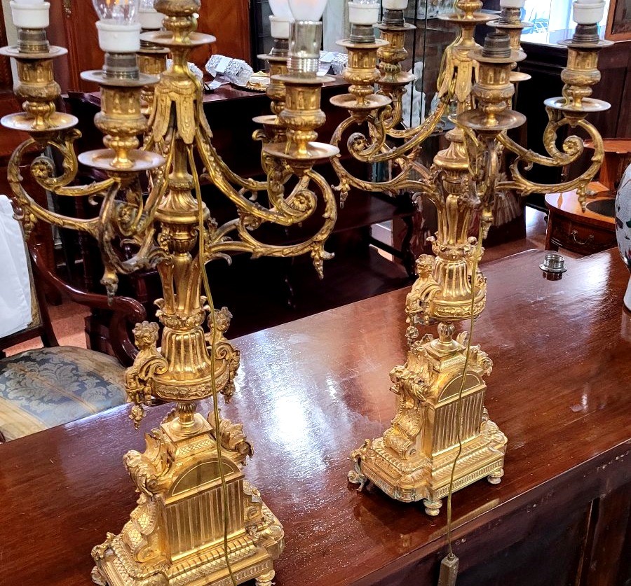 Napoleon III Candlesticks-photo-2