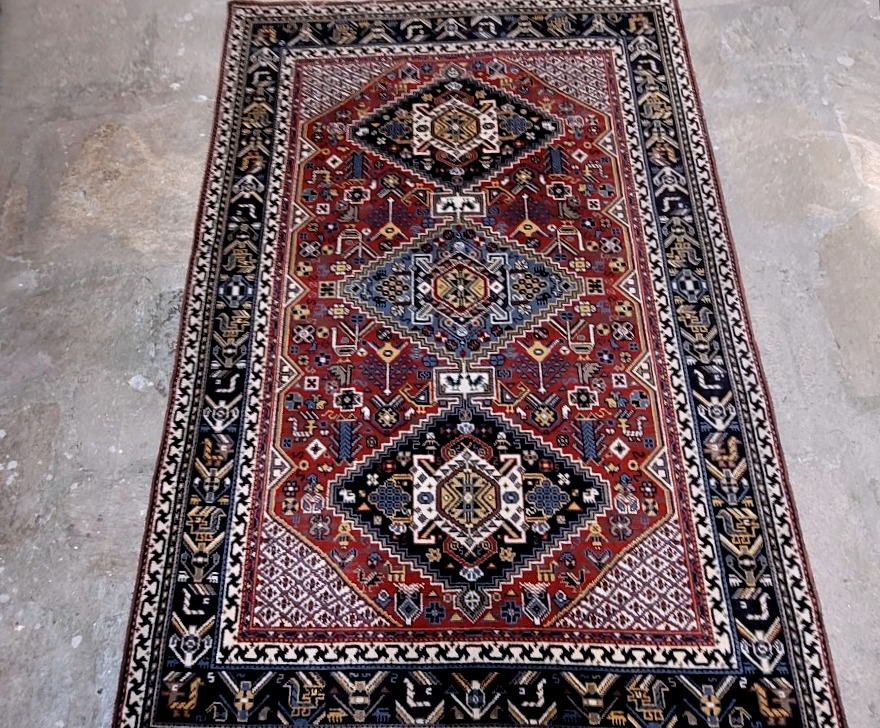 Tapis en laine Kazak du Caucase, 3 mètres x 2 mètres-photo-4