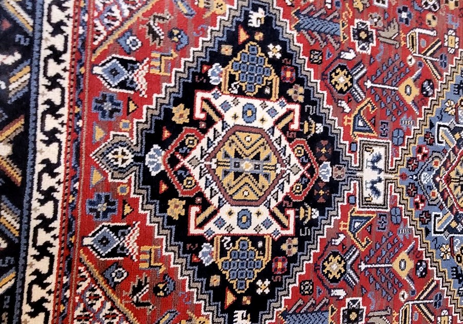 Tapis en laine Kazak du Caucase, 3 mètres x 2 mètres-photo-1