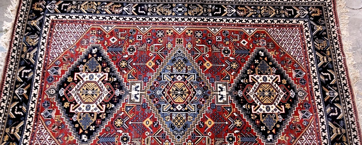 Tapis en laine Kazak du Caucase, 3 mètres x 2 mètres-photo-7